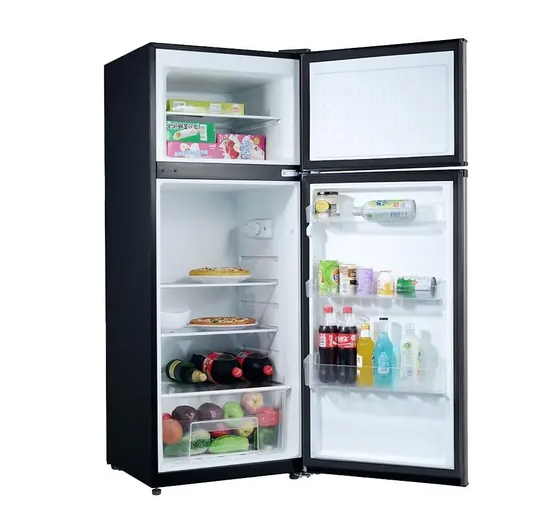 Geladeira Refrigerador HQ Defrost 230 Litros Preto/Inox HQ-230RDF 127V